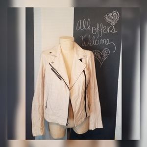 RACHEL Rachel Roy Genuine Leather Jacket